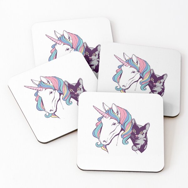 Item preview, Unicorn fable fairy tale cat kitten riding designed and sold by Dsigns.
