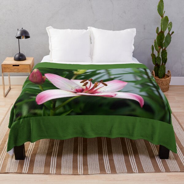 Item preview, Pink lily flower designed and sold by lena-maximova.
