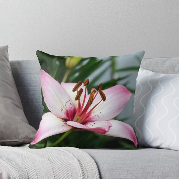 Item preview, Pink lily flower designed and sold by lena-maximova.