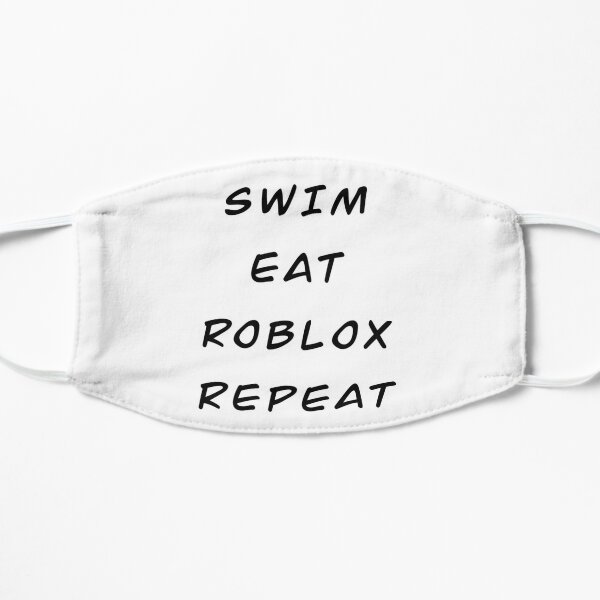 Swim Eat Roblox Repeat Mask By Jennnna0202 Redbubble - roblox can't swim