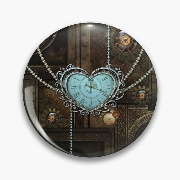 Item preview, Wonderful steampunk heart with clocks and gears designed and sold by nicky2342.