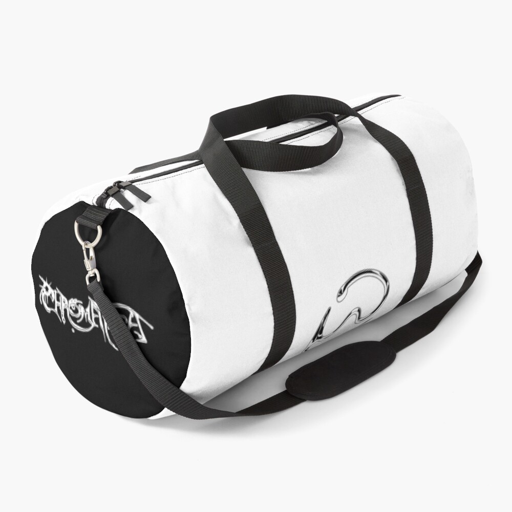 Lady Gaga Chromatica Logo (White Chrome on Black) Duffle Bag for Sale by  Fox Newton