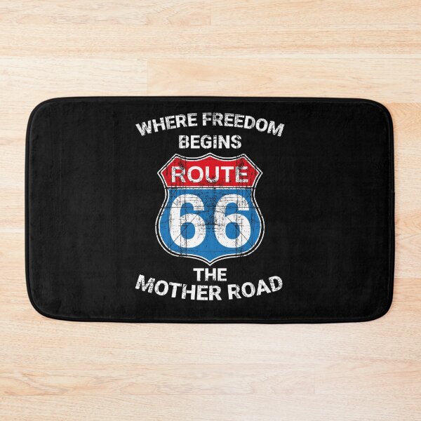 Item preview, Route 66 Where Freedom Beginns - ROUTE 66 - Gift - route 66 sign - route 66 road trip - biker shirt - motorbike - freedom designed and sold by dan2244.