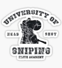 College of sniping Sticker
