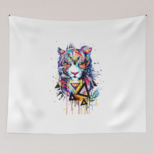 Item preview, colord tiger designed and sold by Prototype78.