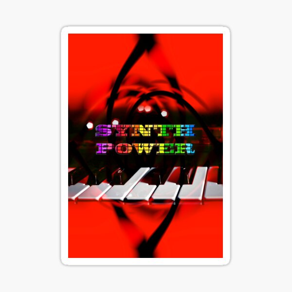 Synth Power Sticker