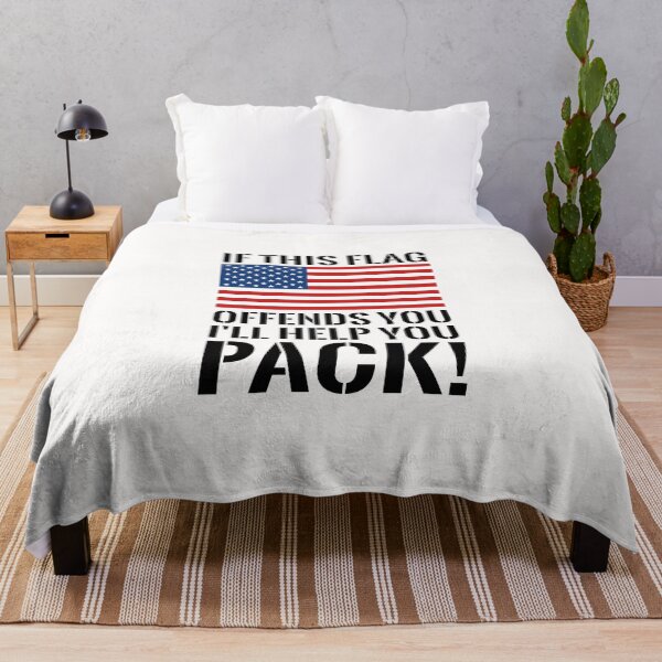 Item preview, Copy of If this flag offends you I'll help you pack! designed and sold by RPHDesigns.