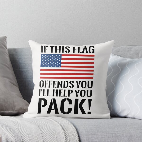 Artikelvorschau, Kopie von If this flag offends you I'll help you pack! entworfen und verkauft von RPHDesigns.