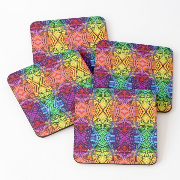 Item preview, Psychedelic Abstract colourful work 80 designed and sold by CallumHoare.