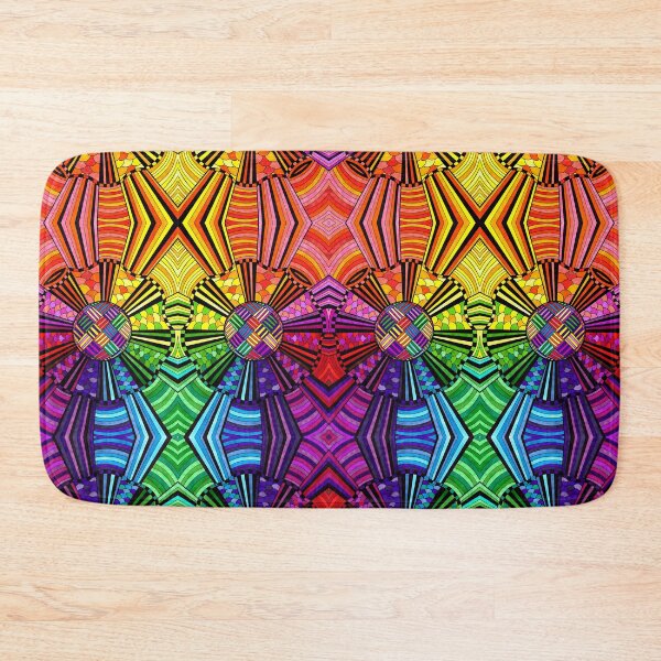Item preview, Psychedelic Abstract colourful work 80 designed and sold by CallumHoare.