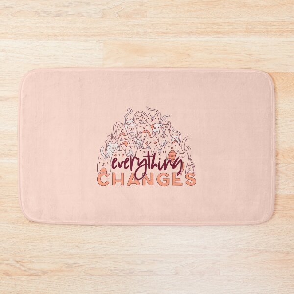 Item preview, Everything Changes Quote Floral Illustration designed and sold by famorack.