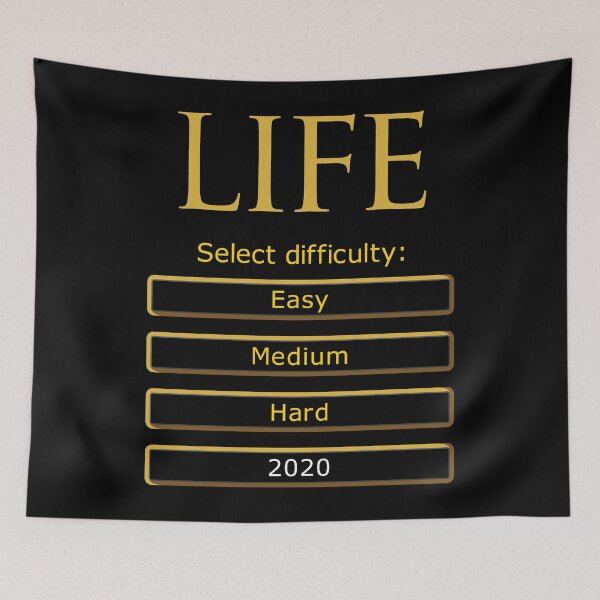 Item preview, Select life difficulty: 2020 designed and sold by SxedioStudio.