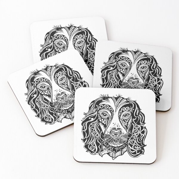 Item preview, Spaniel Art Portrait designed and sold by FionaJane60.