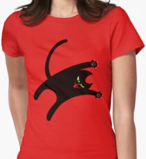 NINJA CAT 1 Women's Fitted T-Shirt