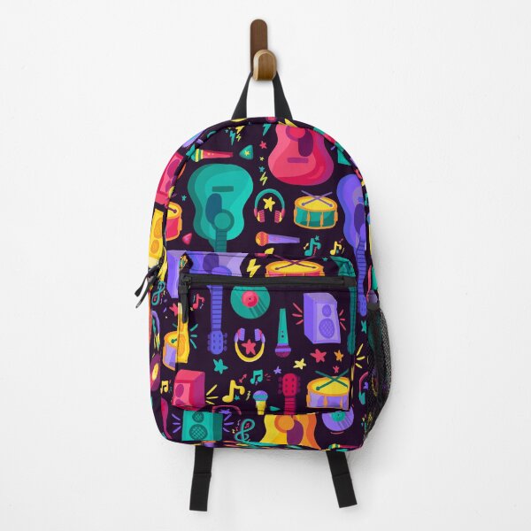 Item preview, Seamless Colorful Musical Instruments Pattern designed and sold by Vector Scout Lab.