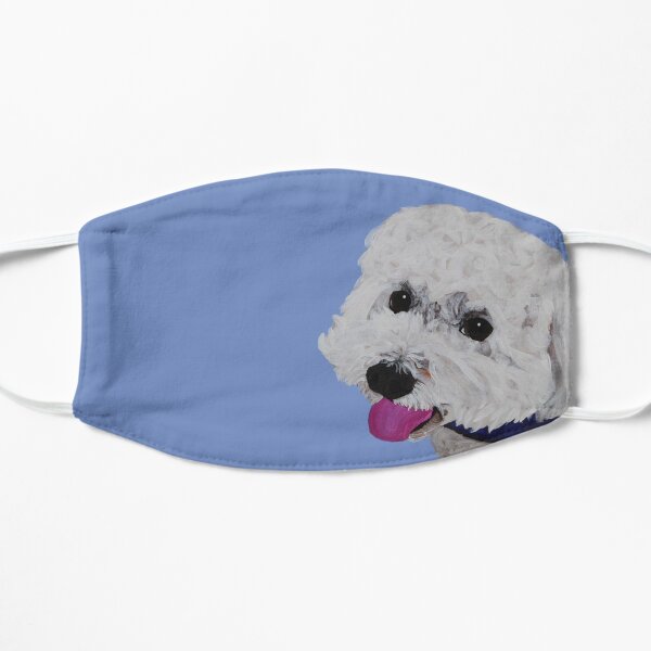 Finn the Bichon Frise Flat Mask