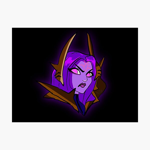 Dark Star Irelia Emote Photographic Print