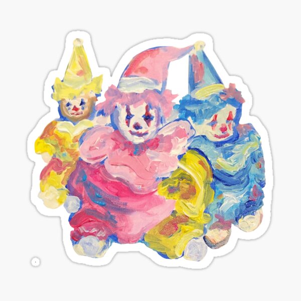 Sticker enfant clown mini velo - TenStickers