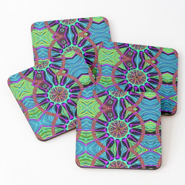 Item preview, Psychedelic Abstract colourful work 104 designed and sold by CallumHoare.