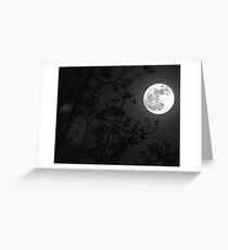 Supermoon Greeting Card