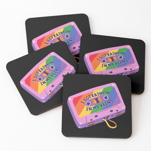 Item preview, Gay Pride Flag Cassette Tape designed and sold by CrystalCrush.