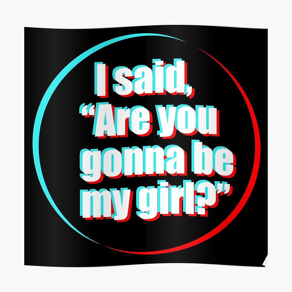 3d Jet Lyrics Are You Gonna Be My Girl Mask By Hollyatk Redbubble