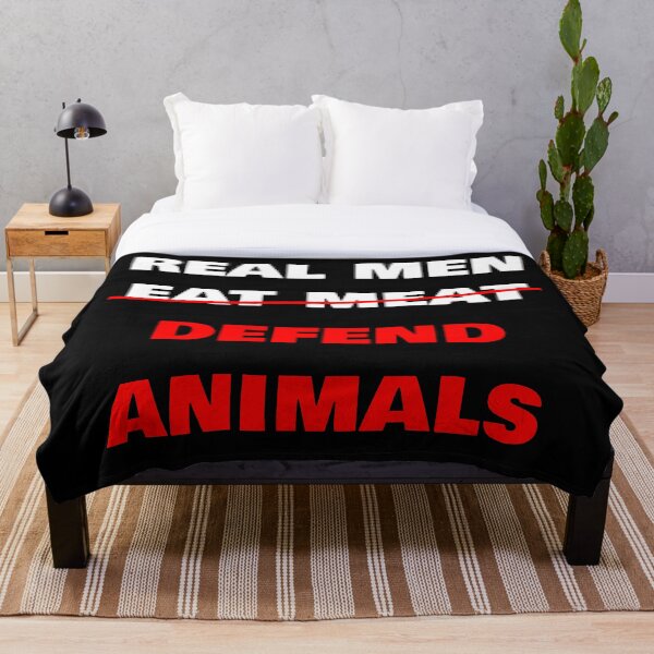 Item preview, Real Men Defend Animals | Vegan designed and sold by EarlessPierre.