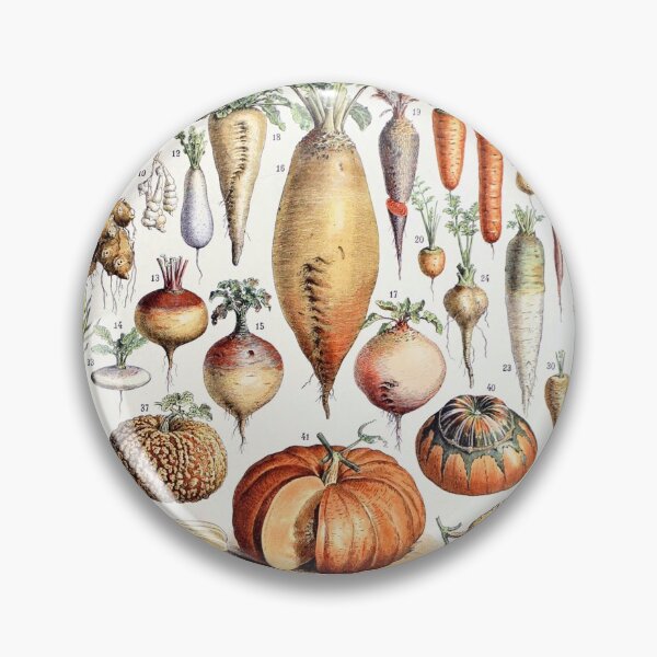 Item preview, Adolphe Millot - Légumes et Plantes Potagères - French vintage poster designed and sold by DejaVuStudio.