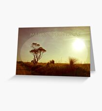 Rural Xmas Card Greeting Card