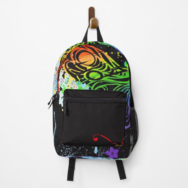 Item preview, Cute Rainbow Splash Monarch Butterfly face mask|tapestries|pillows|tote bags|stickers|mugs T-Shirt designed and sold by Aissa6900.