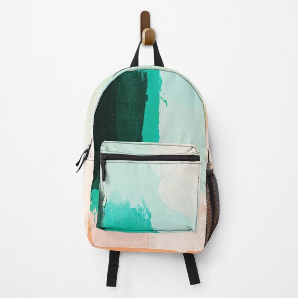 Item preview, Abstract Watercolor Fairytale Blush Green Light Blue designed and sold by whyshecreates.