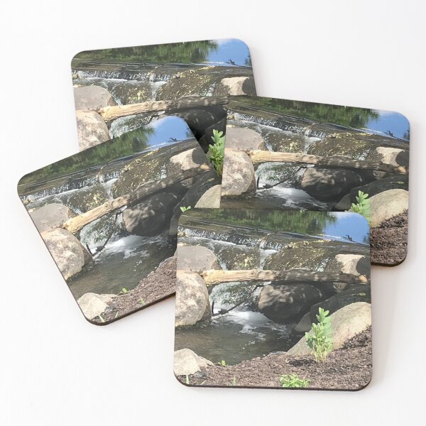 Item preview, Waterfall on stream with boulders and deadfall tree designed and sold by timg58.
