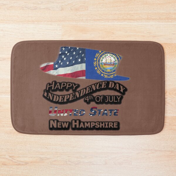 Item preview, Happy 4th Of July New Hampshire State, Happy Independence USA Gift, Design with Flags for each state in the United States. designed and sold by roji-world-shop.