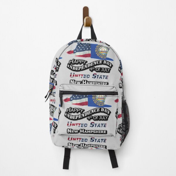 Item preview, Happy 4th Of July New Hampshire State, Happy Independence USA Gift, Design with Flags for each state in the United States. designed and sold by roji-world-shop.
