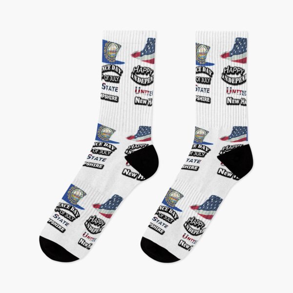 Item preview, Happy 4th Of July New Hampshire State, Happy Independence USA Gift, Design with Flags for each state in the United States. designed and sold by roji-world-shop.