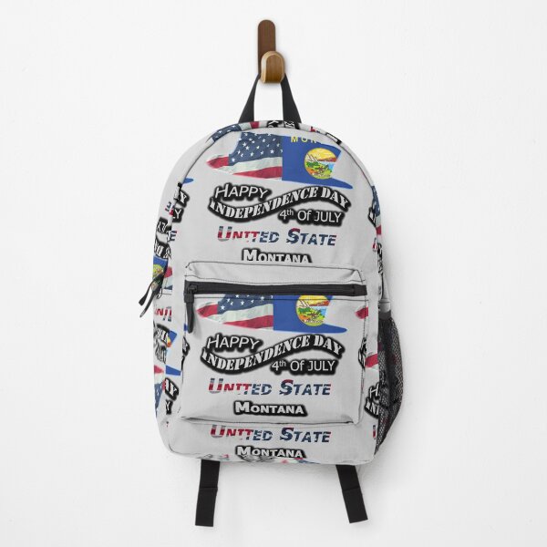 Item preview, Happy 4th Of July Montana State, Happy Independence USA Gift, Design with Flags for each state in the United States. designed and sold by roji-world-shop.
