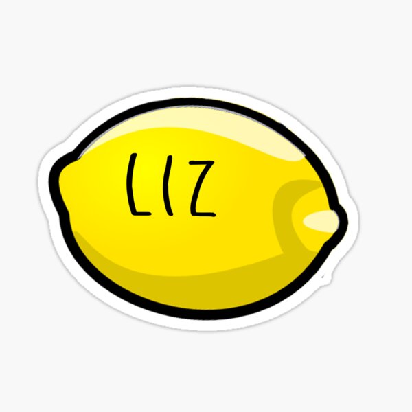 Liz Lemon the Lemon Sticker