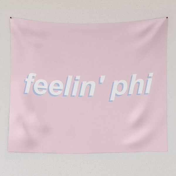 Item preview, Feelin Phi' Pink and Blue designed and sold by Stickers by SoSrat.