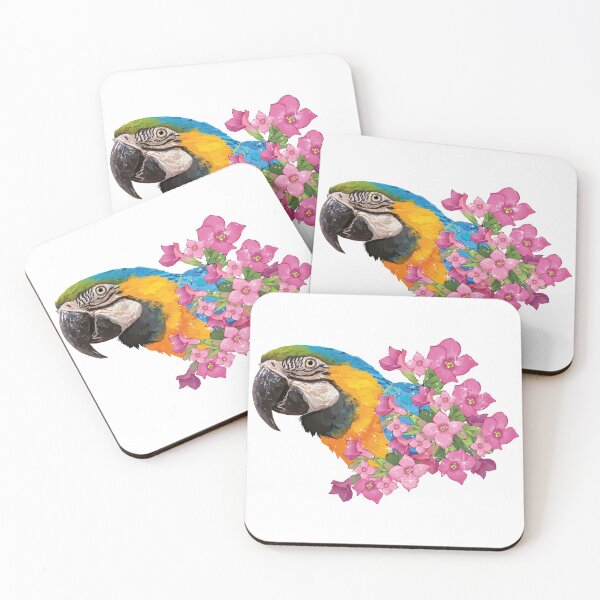Item preview, Blue and yellow macaw designed and sold by obscurite.