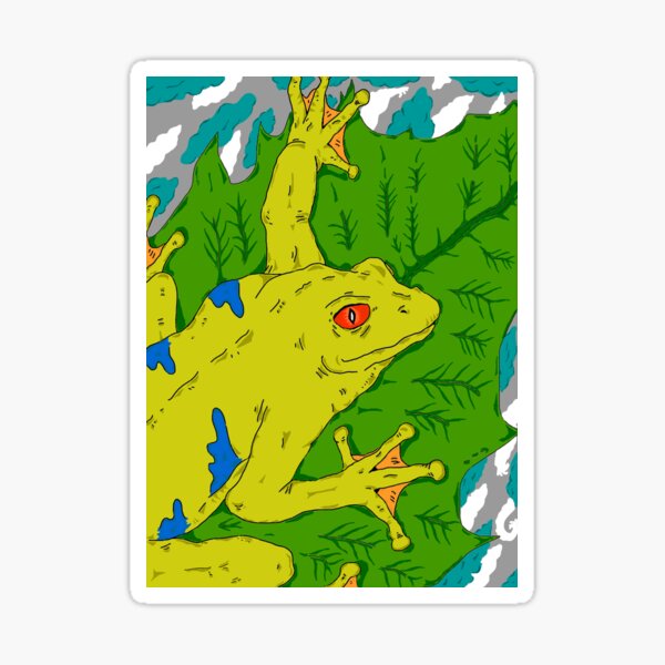 Item preview, Tropical frogs designed and sold by ragnacold.