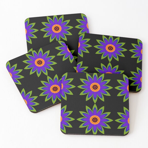 Item preview, Psychedelic Flower Pattern designed and sold by starma.