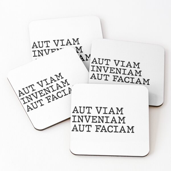Item preview, Aut viam inveniam aut faciam Latin Phrase designed and sold by xesed.