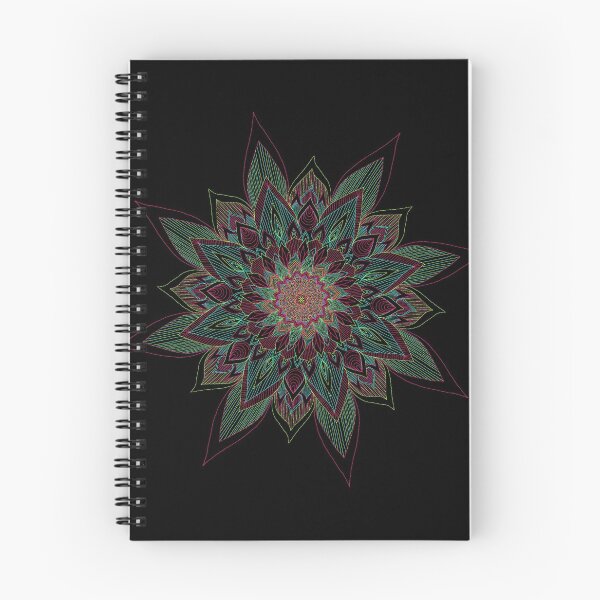 Item preview, Psychedelic mandala designed and sold by rainbowstencil.