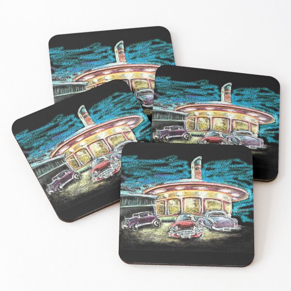 Item preview, Retro Drive-in Diner designed and sold by Rachel Dixon.