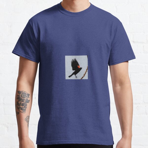 Fly high, dear Red winged blackbird By Yannis Lobaina Classic T-Shirt