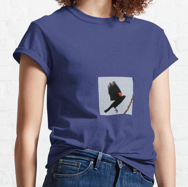 Fly high, dear Red winged blackbird By Yannis Lobaina Classic T-Shirt