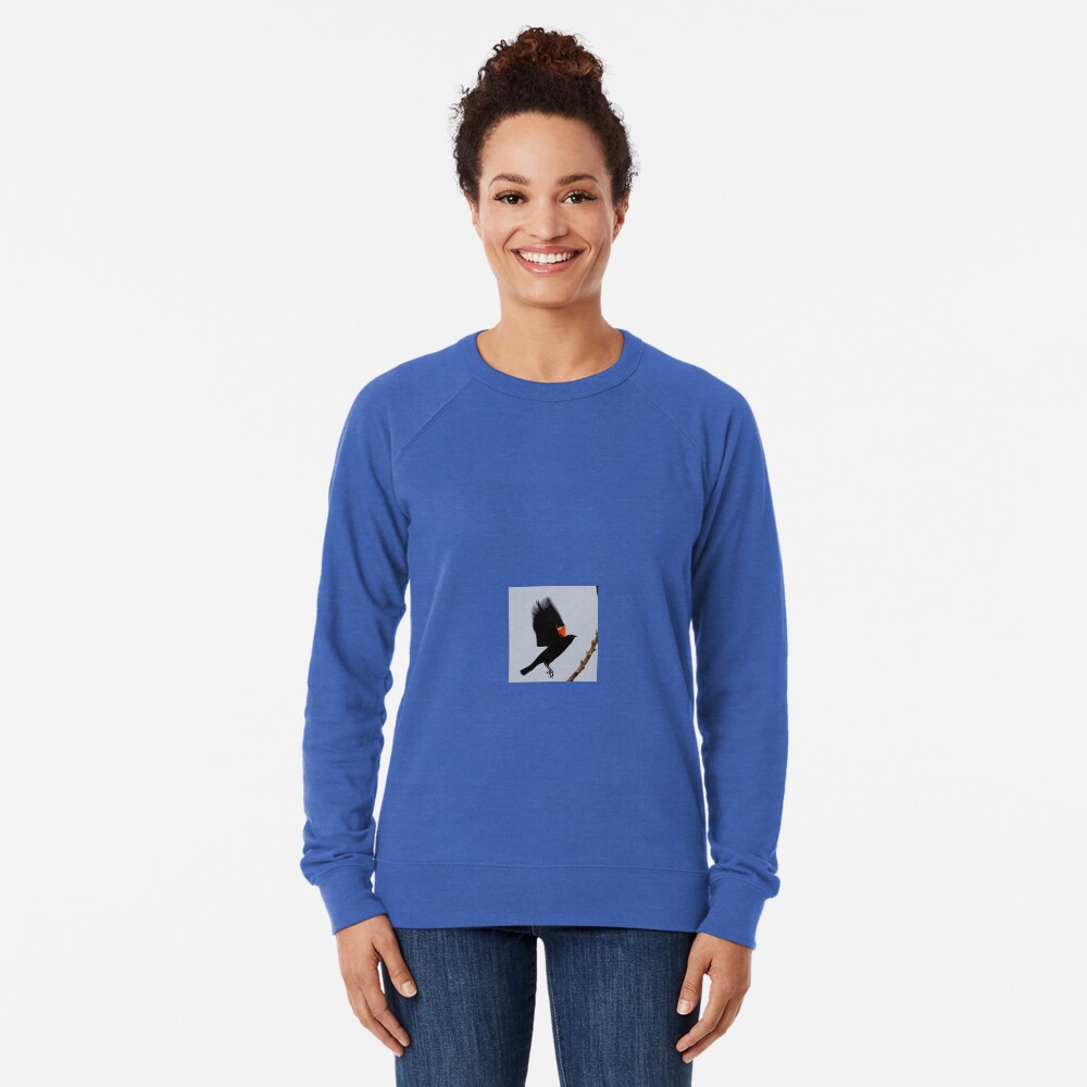 Fly high, dear Red winged blackbird By Yannis Lobaina Lightweight Sweatshirt