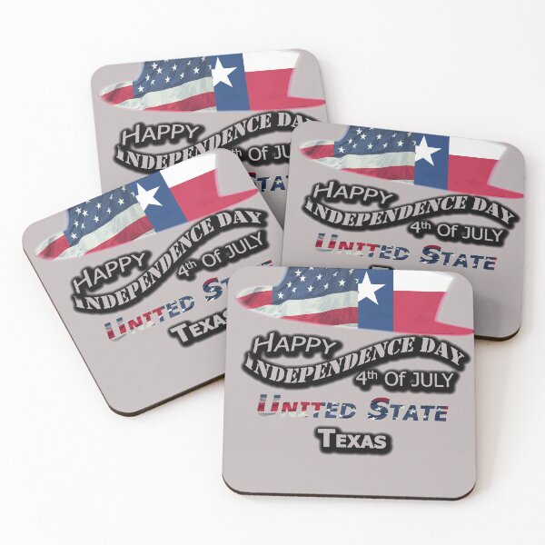 Item preview, Happy 4th Of July Texas State, Happy Independence USA Gift, Design with Flags for each state in the United States. designed and sold by roji-world-shop.