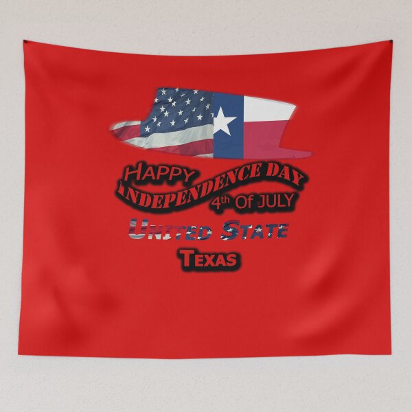 Item preview, Happy 4th Of July Texas State, Happy Independence USA Gift, Design with Flags for each state in the United States. designed and sold by roji-world-shop.