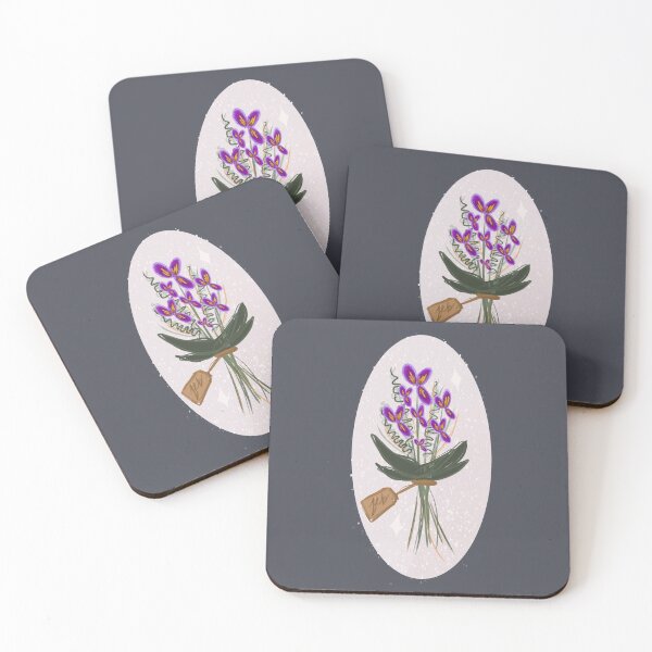 Item preview, February birth flower- violet designed and sold by mad   paints.